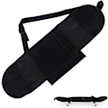 Miniatyrbillede 1 af 5: Take-up taske til rullebræt Vandtæt Longboard taske Oxford Skateboard Praktisk håndtaske Longboard rygsæk lang til max 30 tommer (80 cm)