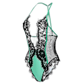 Pikkukuva 3 / 4: Naisten pitsinen body Sexy Alusvaatteet Yöasut Plus Size Green 2XL