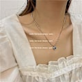 Miniatyrbilde 4 av 5: Halskjede Heart Stud Summer Outfit Motesmykker Ac1533