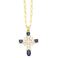 Miniatyrbilde 5 av 5: Halskjede Vintage Zircon Cross motesmykker Ac10768 Rose