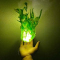 Pikkukuva 1 / 4: 2 pakkauksen Halloween kelluva Fireball Glow Prop Cosplay Prop (ei akkua) lelukoriste, (vihreä)