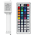 Miniatyrbilde 2 av 5: 10M 3528 SMD RGB 600 LED String Lights Ribbon Strip 44 nøkler IR fjernkontroll A