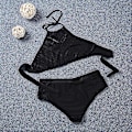 Miniatyrbillede 2 af 5: Plus Kvinder Bikini Sæt Push Up BH Højtaljet Badetøj L