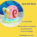 Miniatyrbild 2 av 2: Mjuka leksaker Svampbob Fyrkant Plyschdocka - Roll: Gary Snigeln - Mjuka leksaker för barn Presenter A 22cm