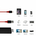 Pikkukuva 3 / 3: Lightning-sovitin, kaapelisovitin Yhteensopiva iPhonen, iPadin, iPodin 1080P Digital AV Sync -näyttöliittimen kanssa HDTV M:lle