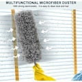 Miniatyrbild 5 av 5: Duster, Teleskopisk mikrofiber Duster, Vikbar Duster med förlängbar rostfri stång 2,5 meter lång, tvättbar Dus