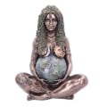 Miniatyrbillede 1 af 3: Lille Moder Jord Statue 3D Resin Ornament Millyear Gaia Kunstgudinde Moder Jord Statue (Længde 4,5 cm, Bredde 5,35 cm, Højde 7,65 cm),