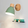Miniatyrbillede 1 af 4: Stue og entré væglampe, Læsevæglampe, Uden lys, Grøn