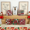 Miniatyrbild 3 av 4: Cisea 60mm färgmålade och gnistrande julgransprydnader och hängande set - 16st LYCXAMES