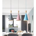 Miniatyrbillede 5 af 5: Enkelt lampe loftslys til køkken stue soveværelse boligindretning (gul)