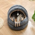 Miniatyrbilde 3 av 4: Cat House - Medium Size Nest - Passer for katter, kattunger, valper og valper - Myk og komfortabel seng for hele sesongen