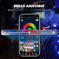 Miniatyrbillede 5 af 5: Bluetooth LED Strip Light, 5M RGB 5050 IP65 LED Strip Light med 28 dynamiske tilstande, Multicolor Light Strip styret af
