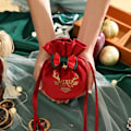 Miniatyrbillede 3 af 5: 2STK julemandstaske, taske, tilbehør, temafest, karneval, jul