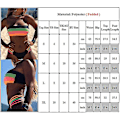 Miniatyrbild 4 av 4: Dambandeau vadderad Push Up Bikini Set Baddräkt Badkläder M