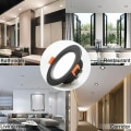 Miniatyrbillede 5 af 5: Spot Led forsænket sort, ekstra flad, glødende, varm hvid, rundt forsænket loft til badeværelse, køkken, stue