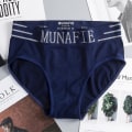 Miniatyrbillede 2 af 2: Mænd Munafie Brief Komfort Blødt Undertøj Underbukser Strings Dark Blue