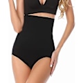 Miniatyrbillede 1 af 5: Thong Shapewear Højtaljet mavekontroltrusse Black M and L