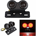 Miniatyrbilde 4 av 5: Motorsykkel LED-baklys bremsestopplysindikator blinklys for Custom Cafe Racer rødt lys Fonepro，