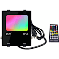 Pikkukuva 2 / 5: RGBW-ulkokäyttöinen LED-valonheitin 15 W älypuhelimella ohjattu, älykäs RGB-täysvärinen LED-kohdevalo, IP66 vedenpitävä, 20 tilaa 16