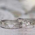 Miniatyrbilde 4 av 5: Unisex mote hule hjerte sølvbelagte elskere par åpne bånd ring smykker Mens