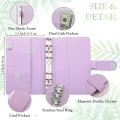 Miniatyrbilde 3 av 5: A6 Pu Leather Notebook Planner Organizer Purple
