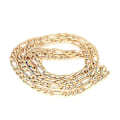 Miniatyrbild 2 av 4: Män Kvinnor Mode Lyxfylld Curb Cuban Link Guld Halsband Smycken Kedja