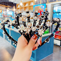 Miniatyrbilde 2 av 4: Høykvalitets motekoreansk elegant perlehodebånd 8