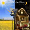 Miniatyrbild 3 av 5: Utomhus Solar String Lights 30m 300 LEDs Fjärrkontroll med 8 ljuslägen, Vattentät Solar String Lights för trädgård, uteplats, balkong, gård, Kristus
