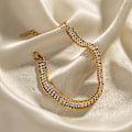 Miniatyrbillede 4 af 5: Armbånd Zircon Daily Outfit Metallic Element B1391