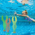 Miniatyrbillede 3 af 5: Dykkerlegetøj Poolspil Tanglegetøj Undervandsdykkerassistent Svømmetræningsbad 3 stk,