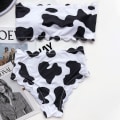 Pikkukuva 3 / 4: Naisten Boho-pehmustetut Push Up -rintaliivit, bikinisetti , set S
