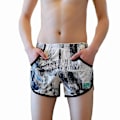 Miniatyrbild 1 av 2: Män Mesh Boxer Lösa Lounge Trosor Underkläder White M