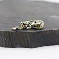 Miniatyrbillede 3 af 5: 5 stk nøgle Charm Udsøgt blank kobber Pixiu Lucky Beast nøglering vedhæng til mænd