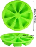 Bakform i silikon, 8-delad triangulär pizzabit-kakform, non-stick och värmebeständig DIY ...