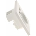 Pikkukuva 4 / 5: Kaksois- USB lakistandardi 2.1A ranskalainen ranskalainen pistokesäädön lakistandardi musta 86