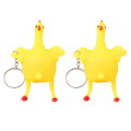 Miniatyrbild 2 av 4: 10 st Weird Chicken Key Chain Prank Tools For Trick Pressure Reliese