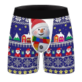 Miniatyrbillede 1 af 3: Christmas Boxershorts Trusser Herre Trunks Undertøj E M