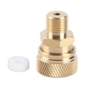 Miniatyrbillede 1 af 6: 8 mm Quick Connect Kobber Hun Adapter til 40MPA Pumpe Tilbehør