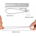 Miniatyrbilde 4 av 5: 20stk 2stk Elastiske Baller Hvit Ball Bungee Rope Tarp Ball Elastisk gummibånd Gummibånd Elastisk tau,
