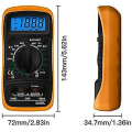 Miniatyrbillede 4 af 5: Lcd Digital Multimeter, CD Multimeter Spændingstester Digital Multimeter AC DC Voltmeter Multimeter Tester Kredsløbstester
