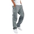 Pikkukuva 1 / 2: Miesten Multi Pockets Cargo Pant -työhousut Gray M