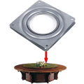 Miniatyrbilde 2 av 4: Svingbar svingplate - 4&quot; Square Metal Lazy TV Platespiller Stativ Bord Metallverktøy