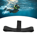 Pikkukuva 1 / 6: KEEP DIVING Joustava kumiletkun pidikehihna 6L snorklauspullolle - Kestävä ja kulutusta kestävä, musta