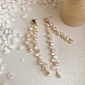 Miniatyrbilde 2 av 5: Øredobb Perle Asymmetrisk jenter&#39; Motesmykker Ac3523 A08