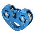 Aluminiumlegering Heavy Duty enkelsvängbar repremskiva Block - 25KN (blå)