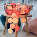 Miniatyrbillede 1 af 4: LED bomuldskuglelys String Ball Light Room dekorativt lys