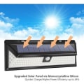 Miniatyrbild 4 av 4: 118LED pir rörelsesensor vattentät utomhussolljus