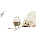 Miniatyrbild 1 av 4: USB fjäder laser rolig kattsticka Dark gray