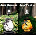 Pikkukuva 4 / 4: Aurinkoenergialla riippuvat valot Auringon välkkyvät liekkivalot metalliset aurinkolyhdyt ulkokäyttöön riippuvat lyhdyt Wat