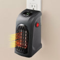 Miniatyrbillede 2 af 5: Elektrisk Kølervarmer Luftblæser Blæservarmer Mini Kraftig 350W Lavt forbrug til badeværelse Stue Kontor Soveværelse